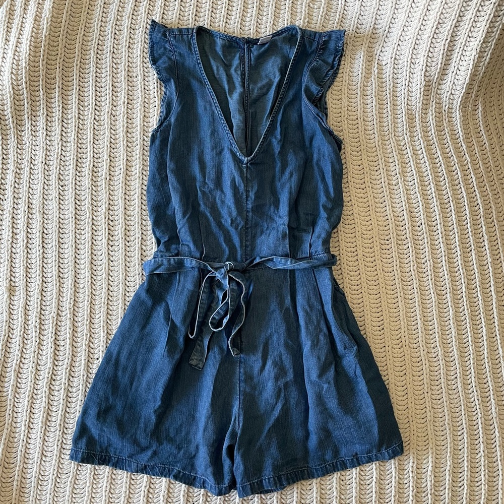 Denim Romper